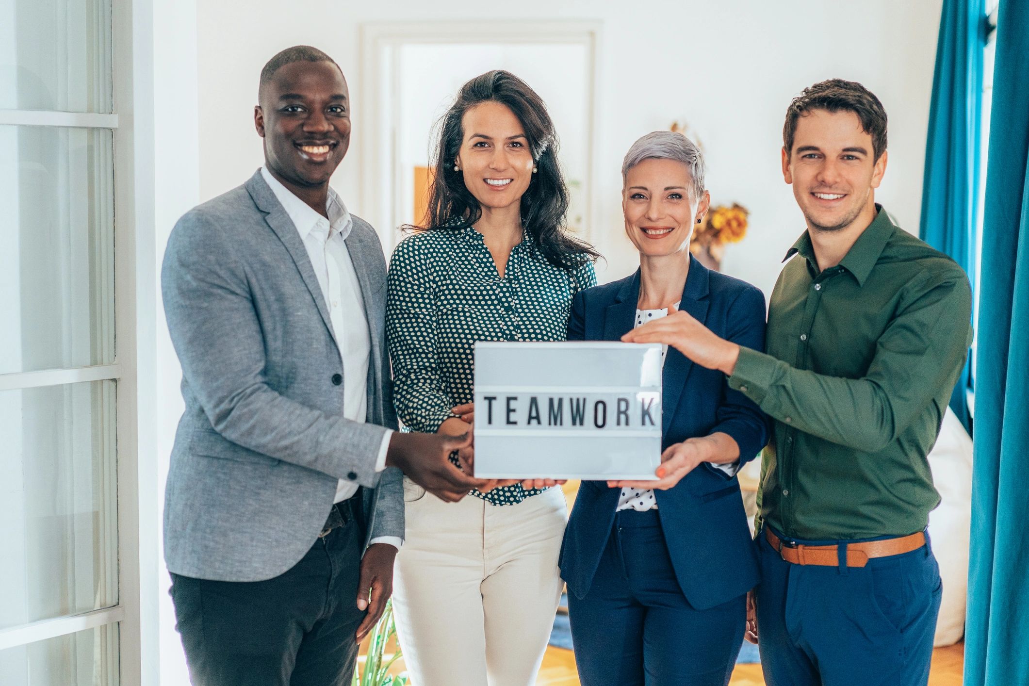 business team client testimonial