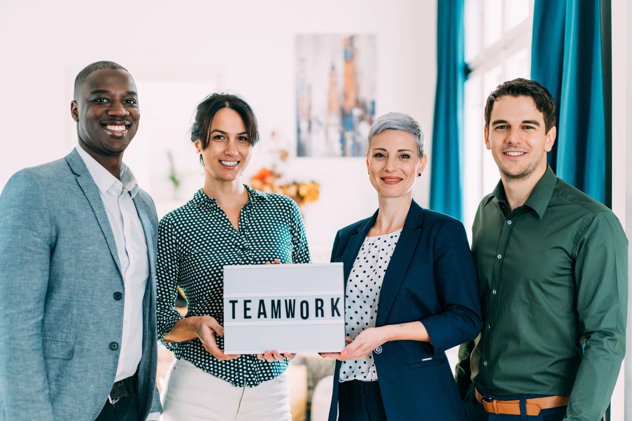 business team client testimonial